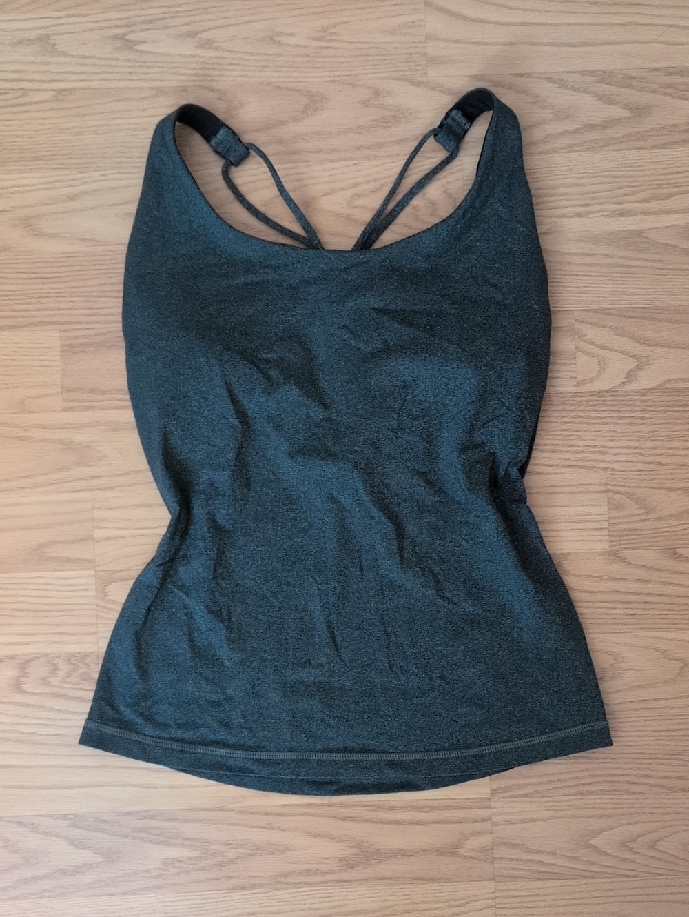Prana Green Strappy Athletic Tank Top
